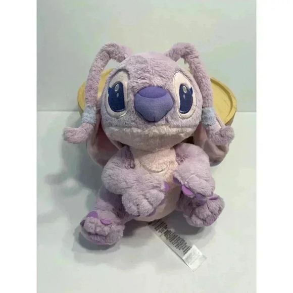 Disney Other - Disney Store Lilo and Stitch Stitch Angel Purple Pink Plush Stuffed Animal Toy